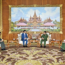 Senior General Min Aung Hlaing receives Cambodian Ambassador to Myanmar