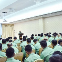 As uplifting sports skills means improving defence capability of the State, qualified athletes must be turned out through systematic training by enhancing sports sector of the Tatmadaw 