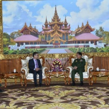 Senior General Min Aung Hlaing receives Ambassador of Vietnam to Myanmar 