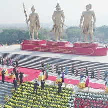 Ceremony of releasing birds marks 75th Diamond Jubilee Armed Forces Day 