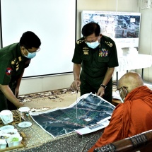 ရုပ်ပွားတော် ဉာဏ်တော်အမြင့် ၆၃ ပေ၊ ပလ္လင်အမြင့် ၁၈ ပေရှိ ဘူမိဖဿမုဒြာ ထိုင်တော်မူ ကျောက်ဆစ်ဗုဒ္ဓရုပ်ပွားတော်မြတ်ကြီးအား နေပြည်တော်တွင် တည်ထားကိုးကွယ်နိုင်ရေး ဆောင်ရွက်လျက်ရှိ
