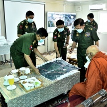 Efforts being made to place 63 feet high sitting marble Buddha image in Bhumi Phassa Mudra with 18 feet high throne in Nay Pyi Taw