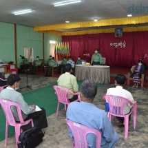 တပ်မတော်ကာကွယ်ရေးဦးစီးချုပ် ဗိုလ်ချုပ်မှူးကြီး မင်းအောင်လှိုင် လေရှီးမြို့၊ လဟယ်မြို့နှင့် ခန္တီးမြို့တို့ရှိ မြို့မိမြို့ဖများနှင့် ဌာနဆိုင်ရာဝန်ထမ်းများအား ရင်းရင်းနှီးနှီးတွေ့ဆုံ၊ ဌာနဆိုင်ရာဝန်ထမ်းများနှင့် ပြည်သူ့ဆေးရုံများအတွက် (COVID-19) ရောဂါ ကာကွယ် ထိန်းချုပ်ကုသရေး အထောက်အကူပြုပစ္စည်းများ ပေးအပ်