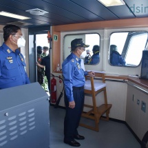 နိုင်ငံတော်ကာကွယ်ရေးစွမ်းပကားမြှင့်တင်ရေးအတွက် တပ်မတော်(ရေ)မှ တိုက်ခိုက်ရေး ရေငုပ်သင်္ဘောစစ်ရေယာဉ်- မင်းရဲသိင်္ခသူပါဝင်သည့် စစ်ရေယာဉ်ပင်လယ်ပြင် လက်တွေ့လေ့ကျင့်ခန်း (Fleet Exercise-2020) လေ့ကျင့်ဆောင်ရွက်