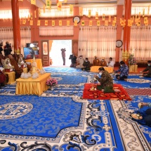 New Gandakuti chamber inaugurated at Thiri Mingala Manhsu Shan Monastery in Lashio, Buddha’s replica tooth relic, relics conveyed