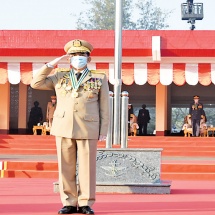 Passing-out Parade of 21st Intake of Defence Services Medical Academy held