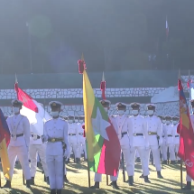 စစ်တက္ကသိုလ်ဗိုလ်လောင်းသင်တန်းအမှတ်စဉ်(၆၂) သင်တန်းဆင်းဂုဏ်ပြုစစ်ရေးပြအခမ်းအနား (ရုပ်သံသတင်း)