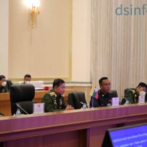 တပ်မတော်ကာကွယ်ရေးဦးစီးချုပ် ဗိုလ်ချုပ်မှူးကြီး မင်းအောင်လှိုင် ရုရှားဖက်ဒရေးရှင်းနိုင်ငံ၊ ကာကွယ်ရေးဝန်ကြီး Army General Sergey K.SHOIGU အား ဂုဏ်ပြုကြိုဆို၊ တွေ့ဆုံဆွေးနွေး (ရုပ်သံသတင်း)