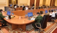 State Administration Council Chairman Senior General Min Aung Hlaing addresses coordination meeting of State Administration Council, Nay Pyi Taw Council, region/state administration councils, self-administered division or zone administration bodies
