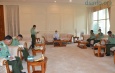 ပြည်ထောင်စုသမ္မတမြန်မာနိုင်ငံတော် “ အမျိုးသားကာကွယ်ရေးနှင့် လုံခြုံရေး ကောင်စီ ” အစည်းအဝေးကျင်းပပြုလုပ်