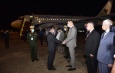 Chairman of State Administration Council Commander-in-Chief of Defence Services Senior General Min Aung Hlaing and party arrive back from Russian Federation