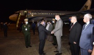 Chairman of State Administration Council Commander-in-Chief of Defence Services Senior General Min Aung Hlaing and party arrive back from Russian Federation