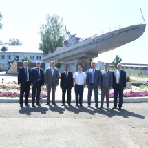 Delegation led by Chairman of State Administration Council Commander-in-Chief of Defence Services Senior General Min Aung Hlaing visits JSC “Zelenodolsk Plant named after A.M.Gorky” in Kazan, capital of Republic of the Tatarstan