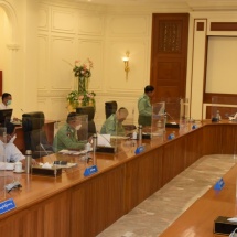ပြည်ထောင်စုသမ္မတမြန်မာနိုင်ငံတော် အမျိုးသားကာကွယ်ရေးနှင့်လုံခြုံရေးကောင်စီအစည်းအဝေး(၁/၂၀၂၂) ကျင်းပ