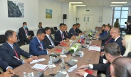 SAC Chairman Prime Minister Senior General Min Aung Hlaing holds talks with Adviser to the Russian President and Executive Secretary of the Eastern Economic Forum Organizing Committee Mr. Anton Kobyakov
