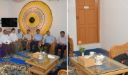 State Administration Council Chairman Prime Minister Senior General Min Aung Hlaing meets with town elders in Pathein, discusses regional development in Ayeyawady Region