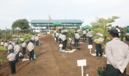Chairman of State Administration Council Prime Minister Senior General Min Aung Hlaing plants gangaw tree at third monsoon tree planting ceremony for 2023 held in Nay Pyi Taw Union Territory