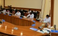 နိုင်ငံတော်စီမံအုပ်ချုပ်ရေးကောင်စီဥက္ကဋ္ဌ နိုင်ငံတော်ဝန်ကြီးချုပ်ဗိုလ်ချုပ်မှူးကြီးမင်းအောင်လှိုင်    နိုင်ငံတော်စီမံအုပ်ချုပ်ရေးကောင်စီ အစည်းအဝေး (၆/၂၀၂၃)သို့ တက်ရောက်အမှာစကားပြောကြား