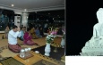 Chairman of State Administration Council Prime Minister Senior General Min Aung Hlaing, wife Daw Kyu Kyu Hla attends opening ceremony to offer first Matho robes to Maravijaya Buddha Image
