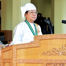 Speech delivered by State Administration Council Chairman Prime Minister Senior General Thadoe Maha Thray Sithu Thadoe Thiri Thudhamma Min Aung Hlaing at Diamond Jubilee Independence Day 2023