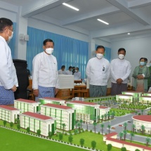 Chairman of State Administration Council Prime Minister Senior General Min Aung Hlaing opens Nay Pyi Taw State Academy