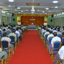 SAC Chairman Prime Minister Senior General Min Aung Hlaing meets micro, small and medium scale enterprises (MSME) businesspersons from Dawei District in Taninthayi Region