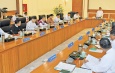Chairman of State Administration Council Prime Minister Senior General Min Aung Hlaing addresses SAC meeting 6/2023
