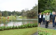 SAC Chairman Prime Minister Senior General Min Aung Hlaing inspects National Kandawgyi Gardens in PyinOoLwin