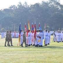 တပ်မတော်နည်းပညာတက္ကသိုလ် ဗိုလ်လောင်းသင်တန်းအမှတ်စဉ်(၂၅) သင်တန်းဆင်းဂုဏ်ပြုစစ်ရေးပြ အခမ်းအနား ကျင်းပပြုလုပ်