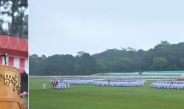 နိုင်ငံတော်စီမံအုပ်ချုပ်ရေးကောင်စီဥက္ကဋ္ဌ တပ်မတော်ကာကွယ်ရေးဦးစီးချုပ် ဗိုလ်ချုပ်မှူးကြီး သတိုးမဟာသရေစည်သူ သတိုးသီရိသုဓမ္မ  မင်းအောင်လှိုင် စစ်တက္ကသိုလ် ဗိုလ်လောင်းသင်တန်းအမှတ်စဉ်(၆၅) သင်တန်းဆင်းဂုဏ်ပြုစစ်ရေးပြ အခမ်းအနားသို့ တက်ရောက် မိန့်ခွန်းပြောကြား