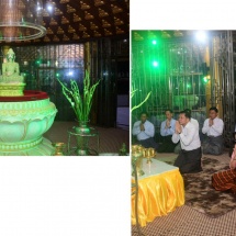 Chairman of State Administration Council Prime Minister Senior General Min Aung Hlaing pays homage to Lawkananda Pagoda, pride of Sittwe
