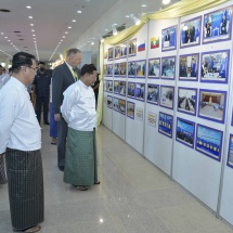 Myanmar-Russia Friendship and Cooperation Forum held in commemoration of 75th Anniversary Diplomatic Relations between the two countries; Chairman of State Administration Council Prime Minister Senior General Min Aung Hlaing delivers address