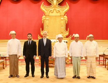 Chairman of State Administration Council Prime Minister Senior General Min Aung Hlaing accepts Credentials of Ambassador of Brazil to Myanmar