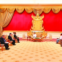 Chairman of State Administration Council Prime Minister Senior General Min Aung Hlaing receives ASEAN Chair’s Special Envoy on Myanmar