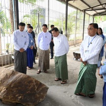Chairman of State Administration Council Prime Minister Senior General Min Aung Hlaing attends opening ceremony of 59th Myanma Gems Emporium (2024)