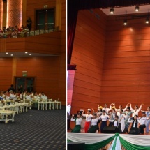 Ceremony to honor students who passed 2024 matriculation examination with distinction in all subjects held Chairman of State Administration Council Prime Minister Senior General Min Aung Hlaing attends ceremony and presents honorary awards