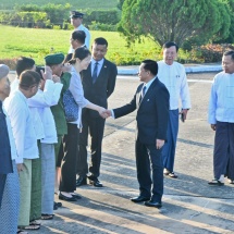 A high-level Myanmar delegation led by Chairman of State Administration Council Prime Minister Senior General Min Aung Hlaing departs to attend the summits in the People’s Republic of China
