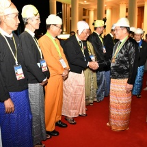 (၇၇)နှစ်မြောက် လွတ်လပ်ရေးနေ့ အထိမ်းအမှတ် ဂုဏ်ပြုညစာစားပွဲနှင့် ဂုဏ်ပြုဖျော်ဖြေပွဲ အခမ်းအနားကျင်းပ