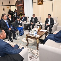 SAC Chairman Prime Minister Senior General Min Aung Hlaing meets Myanmar Consulate-General families in St. Petersburg, delivers speech