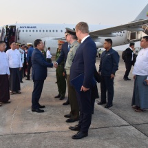 High-level Myanmar delegation led by Chairman of the State Administration Council Prime Minister Senior General Min Aung Hlaing, who has promoted  friendship and cooperation with Russian Federation and Republic of Belarus in the nation’s interest, accorded a rousing welcome by people