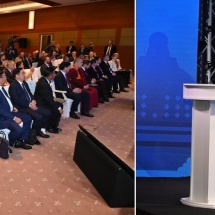 SAC Chairman Prime Minister Senior General Min Aung Hlaing delivers supplementary speech at Myanmar-Russia Economic Forum