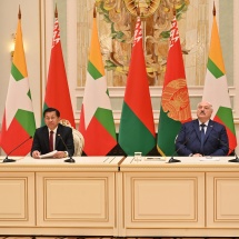 မြန်မာ-ဘယ်လာရုစ်နှစ်နိုင်ငံ နိုင်ငံတော်အဆင့် တွေ့ဆုံပွဲကျင်းပ