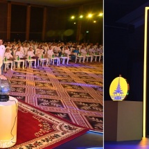 နိုင်ငံတော်စီမံအုပ်ချုပ်ရေးကောင်စီဥက္ကဋ္ဌ နိုင်ငံတာ်ဝန်ကြီးချုပ်ဗိုလ်ချုပ်မှူးကြီး မင်းအောင်လှိုင်မြန်မာနိုင်ငံ၏ ဒီဂျစ်တယ်ငွေပေးချေမှုအတွက် National QR Standard ဖြစ်သည့် MMQR စတင်အသုံးပြုခြင်း အခမ်းအနားသို့ တက်ရောက်အမှာစကားပြောကြား