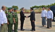 နိုင်ငံတော်စီမံအုပ်ချုပ်ရေးကောင်စီဥက္ကဋ္ဌ နိုင်ငံတော်ဝန်ကြီးချုပ်ဗိုလ်ချုပ်မှူးကြီး မင်းအောင်လှိုင်ဆဋ္ဌမအကြိမ်မြောက် ဘင်းမ်စတက်ထိပ်သီး အစည်းအဝေးသို့တက်ရောက်ရန်အတွက် ထိုင်းနိုင်ငံသို့ထွက်ခွာ