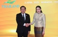 နိုင်ငံတော်စီမံအုပ်ချုပ်ရေးကောင်စီဥက္ကဋ္ဌ နိုင်ငံတော်ဝန်ကြီးချုပ်ဗိုလ်ချုပ်မှူးကြီး မင်းအောင်လှိုင် ဘင်းမ်စတက်အလှည့်ကျဥက္ကဋ္ဌ ထိုင်းနိုင်ငံဝန်ကြီးချုပ် H.E. Ms. Paetongtarm Shinawatra က တည်ခင်းဧည့်ခံသည့် ကြိုဆိုဂုဏ်ပြုညစာစားပွဲသို့တက်ရောက်