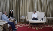 နိုင်ငံတော်စီမံအုပ်ချုပ်ရေးကောင်စီဥက္ကဋ္ဌ နိုင်ငံတော်ဝန်ကြီးချုပ်ဗိုလ်ချုပ်မှူးကြီး မင်းအောင်လှိုင် ထံမြန်မာနိုင်ငံအမျိုးသားပြန်လည်သင့်မြတ်ရေးဆိုင်ရာ ဂျပန်အစိုးရ၏ အထူးကိုယ်စားလှယ်နှင့် နီပွန်ဖောင်ဒေးရှင်းဥက္ကဋ္ဌ H.E.Mr.Yohei SASAKAWA က လာရောက်တွေ့ဆုံ၊ ငလျင်ဒဏ်သင့်ဒေသများအတွက် ကူညီကယ်ဆယ်ရေးအထောက်အကူပြုပစ္စည်းများပေးအပ်လှူဒါန်း