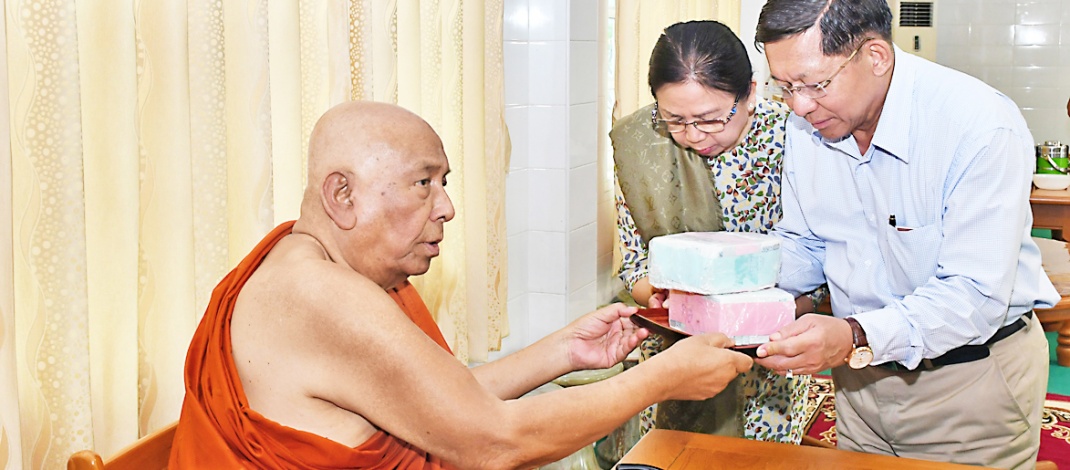 SAC Chairman Prime Minister Senior General Min Aung Hlaing inspects collapse of Inwa Bridge in Sagging, loss and damage to Sagging in the earthquake, ongoing rehabilitation operations, fulfills necessary requirements