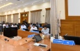 Chairman of State Administration Council Prime Minister Senior General Min Aung Hlaing addresses Union government work coordination meeting