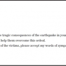 Prosecutor General of the Russian Federation H.E. Mr. Igor Krasnov sends message of condolence to SAC Chairman Prime Minister Senior General Min Aung Hlaing for loss and damage to Myanmar due to severe Mandalay earthquake