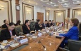 Daw Kyu Kyu Hla, wife of SAC Chairman Prime Minister Senior General Min Aung Hlaing, holds talks with BRICS Women’s Business Alliance of Russian Federation Chairperson Ms. Anna Nesterova